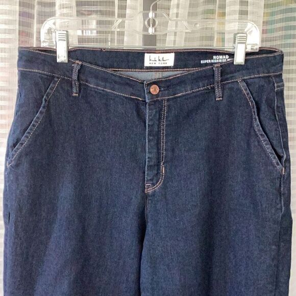 Nicole Miller Nomad Super High Waisted Wide Leg Jeans Women’s 12 - Picture 4 of 8